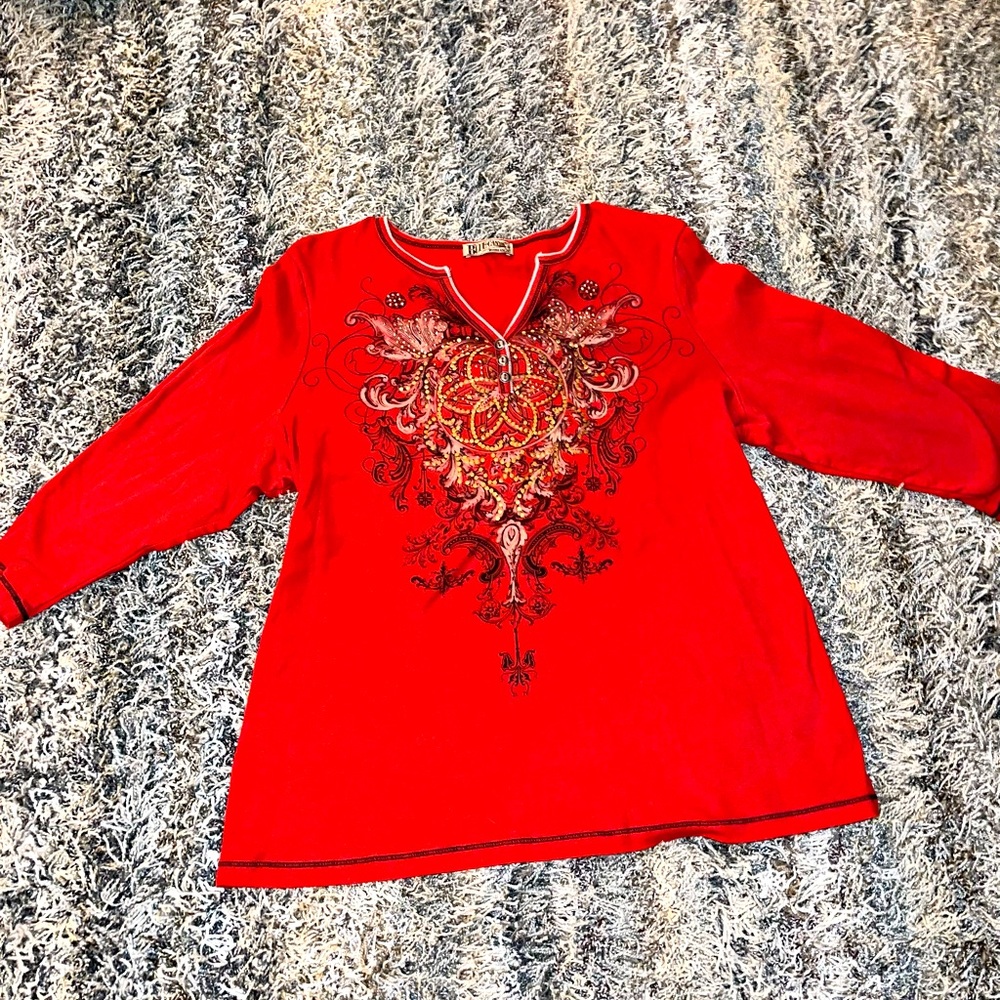 2XL Women’s Burnt Orange shirt